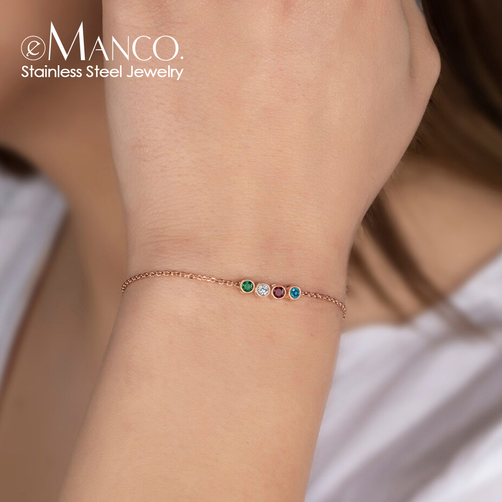 Coordinates Bracelet - EMANCO DIY Birthstone Bracelet 12 Zodiac