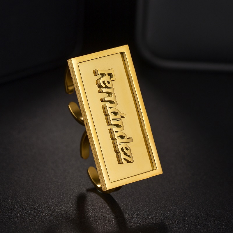 Fashion Custom Name Rings Stai - Initial Ring Custom 评论和价格