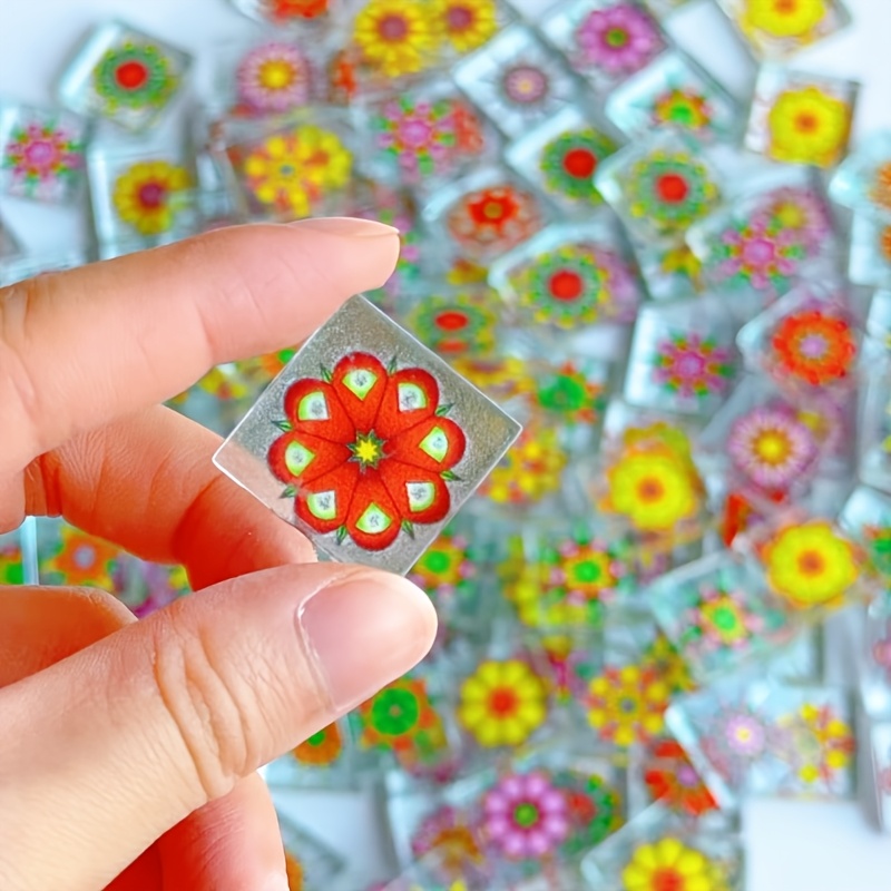 100/200g Transparent Glass Mos - Photo Mosaic Print 评论和价格