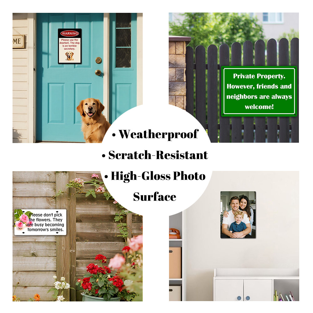 Custom Aluminum Metal Sign Per - Pet Portrait Custom 评论和价格