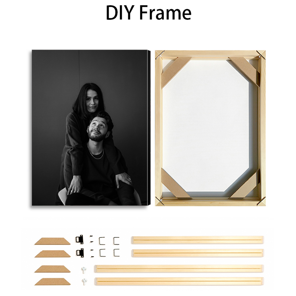1 pc Custom Photo with DIY fra - Pet Portrait Custom 评论和价格