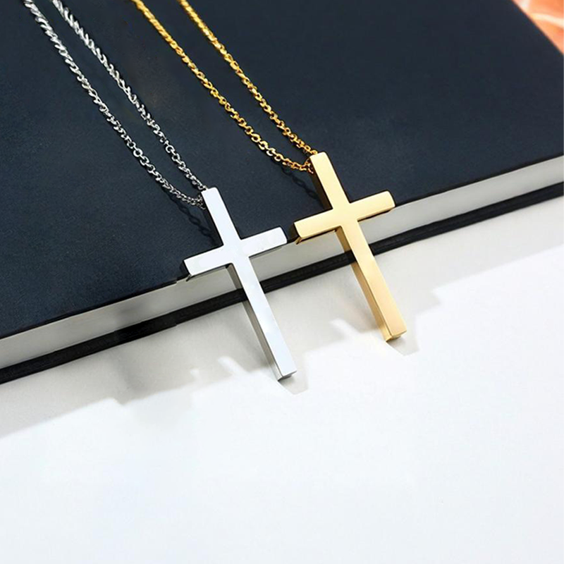 Custom stainless steel cross p - Birth Flower Necklace 评论和价格