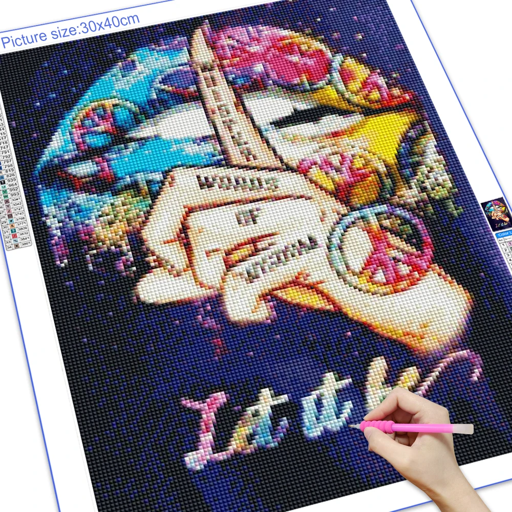 Frameless,5D DIY Square/Round  - Photo Mosaic Print 评论和价格